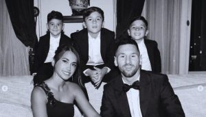 Messi, vợ cùng các con